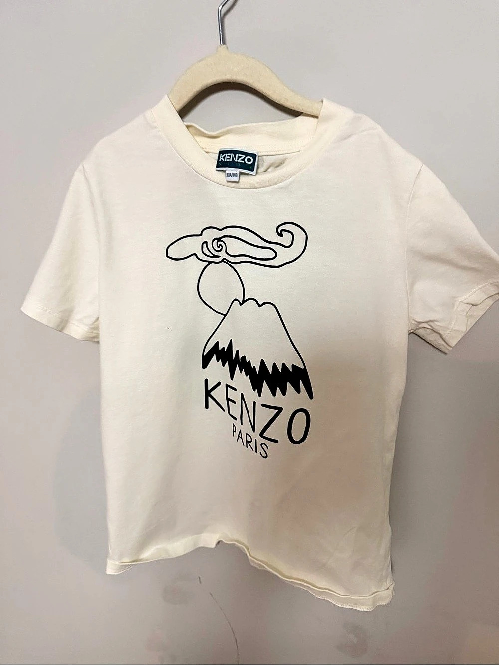 Kenzo Kids Short Sleeve Graphic Tee in White